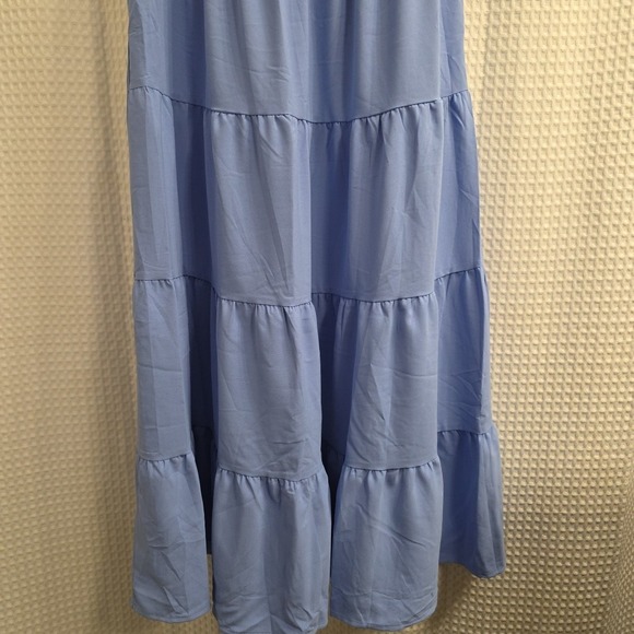 NEW PRETTYGARDEN Women Casual Summer Dress Short Sleeve Smocked BEAUTIFUL Large - Picture 4 of 12